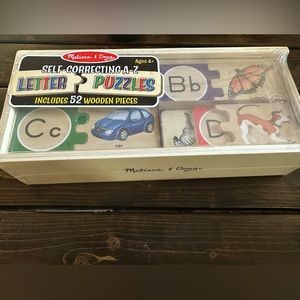 NWT Melissa & Doug Alphabet Puzzle